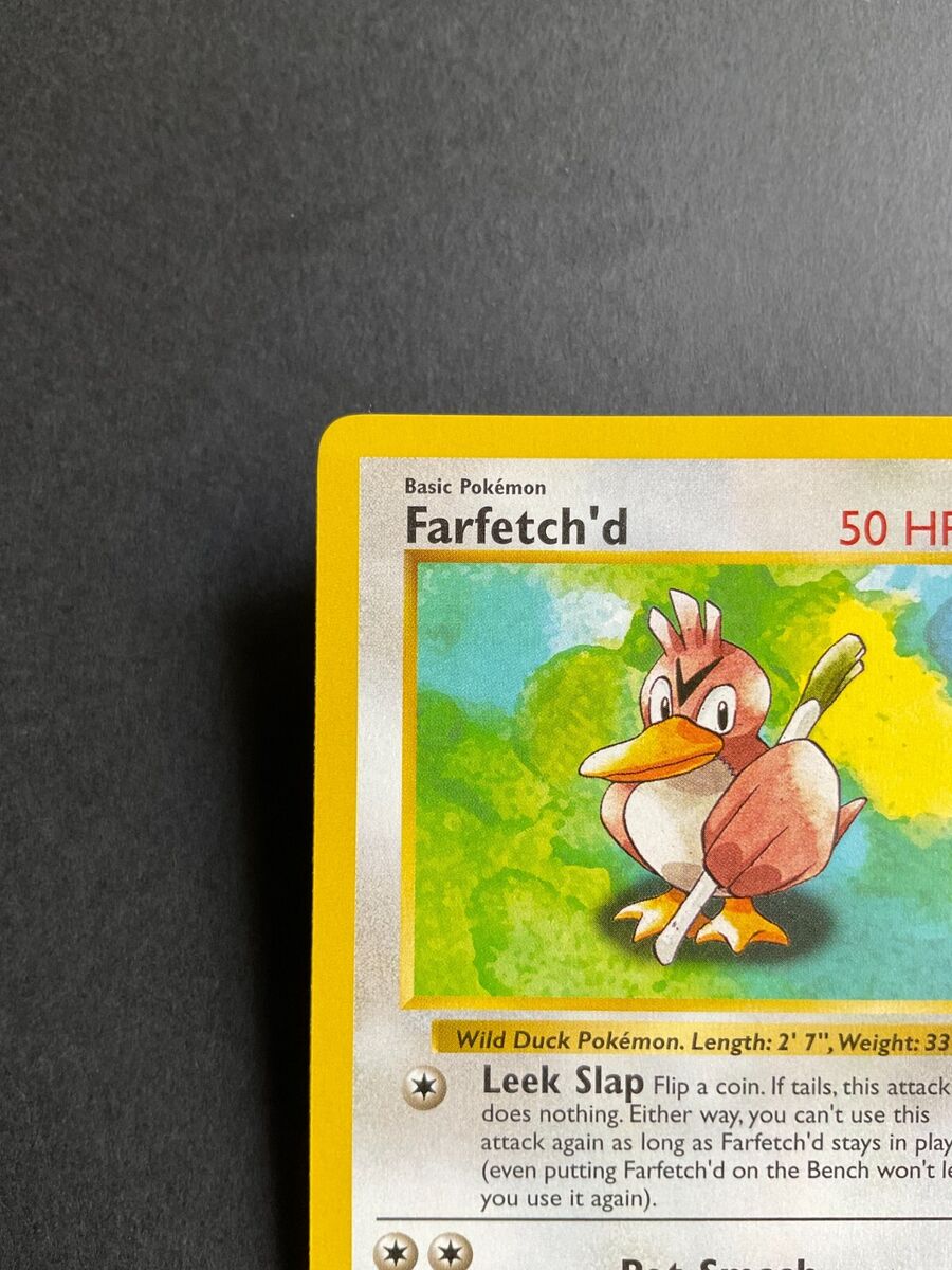 Farfetch'd - 27/102 - Uncommon - Shadowless Edition - Pokemon Singles »  Wizards of the Coast Sets » Base Set - Frontline Games