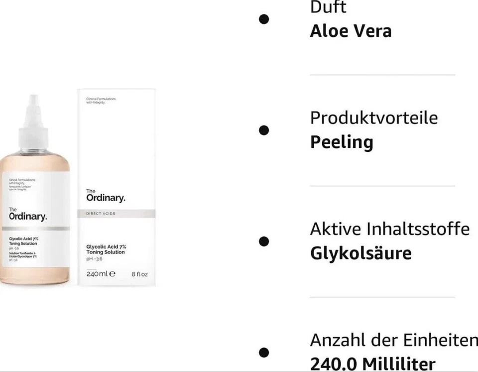 Original-The Ordinary Glycolic Acid 7% Toning Solution 240ml - Bild 3 von 3