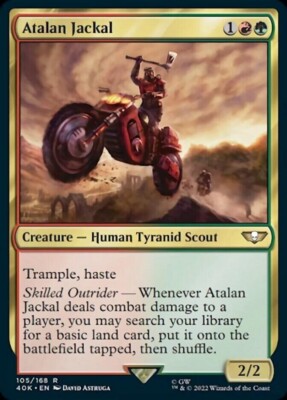 1x ATALAN JACKAL - Warhammer 40k - MTG - Magic the Gathering