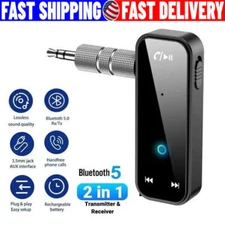 USB Wireless Bluetooth 5.0 Transmitter Receiver for Car Music Audio Aux Adapter
