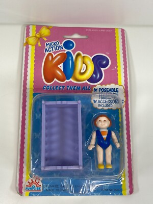 Micro Action Kids Funrise 09001 Girl with Crib 1989
