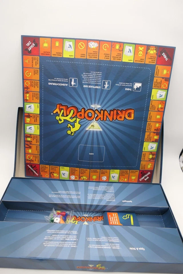 Drinkopoly / Gioco da Tavolo / Gioco di Società / Buone Condizioni / Completo ^ - Immagine 2 di 4