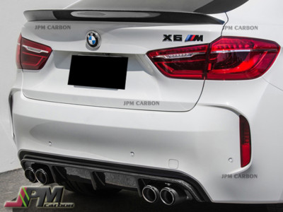 RK Style Carbon Fiber Rear Bumper Diffuser for BMW F86 X6M only