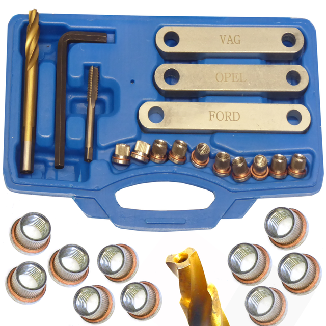 Brake Caliper Thread Repair Kit M9 Vw Golf Mk4 Ford Focus CMax