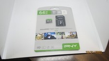 PNY 64GB microSDXC FLASH CARD ELITE P-SDUX64U185GW-GE NEW
