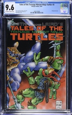 TALES OF THE TEENAGE MUTANT NINJA TURTLES #3 (1987) CGC 9.6 Off-W to White Pages