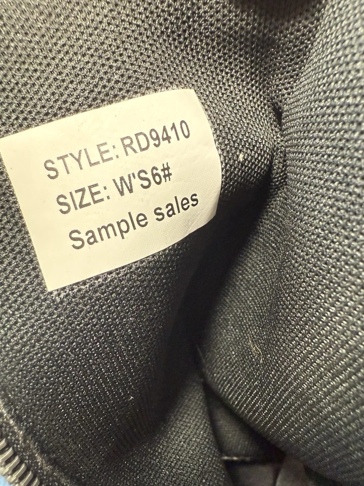 Botas occidentales Durango de cuero granulado negro botas de motociclista talla 6 Foto 4 de 4