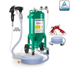 Pneumatische Putzmaschine 60L 8 Bar Agrekom + 2 Profi-Pistolen Farbspr&uuml;hger&auml;t