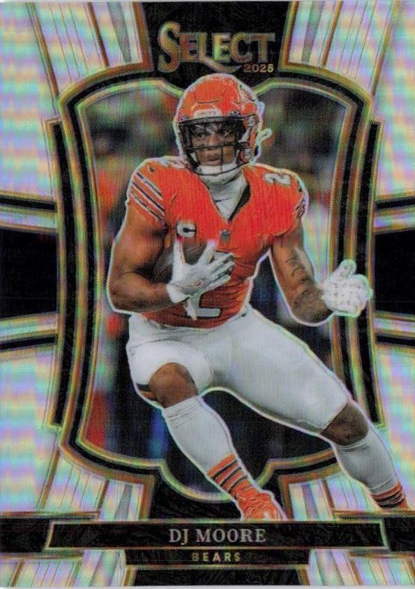 DJ Moore - 2025 Panini Select #173 Silver Prizm