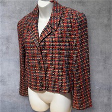 Doncaster Women's Cropped Tweed Blazer Jacket