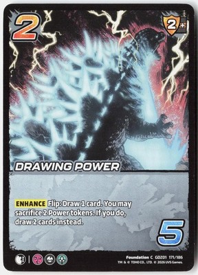 Drawing Power Common Godzilla: Reign of Kaiju GDZ01 171/186 LP