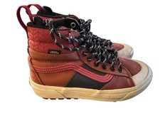 Vans SK8-HI MTE 2.0 DX Reflective Henna Red Primaloft Water Resistant Sz Men 6.5