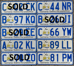 Tasmania TAS - Explore The Possibilities - License Plate