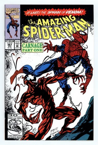 Amazing Spider-Man #361A 1st Printing VF+ 8.5 1992 1st full app. Carnage