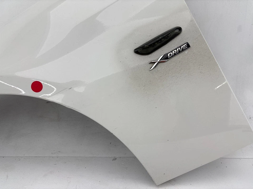 BMW 328I 335I E90 2007-2012 lado izquierdo del conductor guardabarros panel blanco alpino OEM Foto 2 de 4