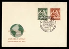DR WHO 1951 GERMANY FDC STAMP DAY SEMI POST COMBO M77978