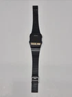 SEIKO TALKING DIGITAL SPEAKER WATCH A966-4000 Black TESTED 1980's BILINGUAL