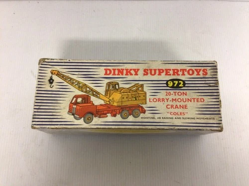 Vintage Dinky Supertoys 20-Tons Lorry-Mounted Crane, Boxed, Good Condition (R4)