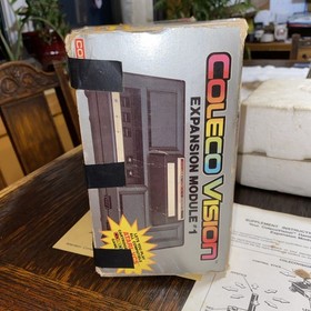 Vtg ColecoVision Console & Expansion Module #1 Untested Gaming Systems Box &&hellip;