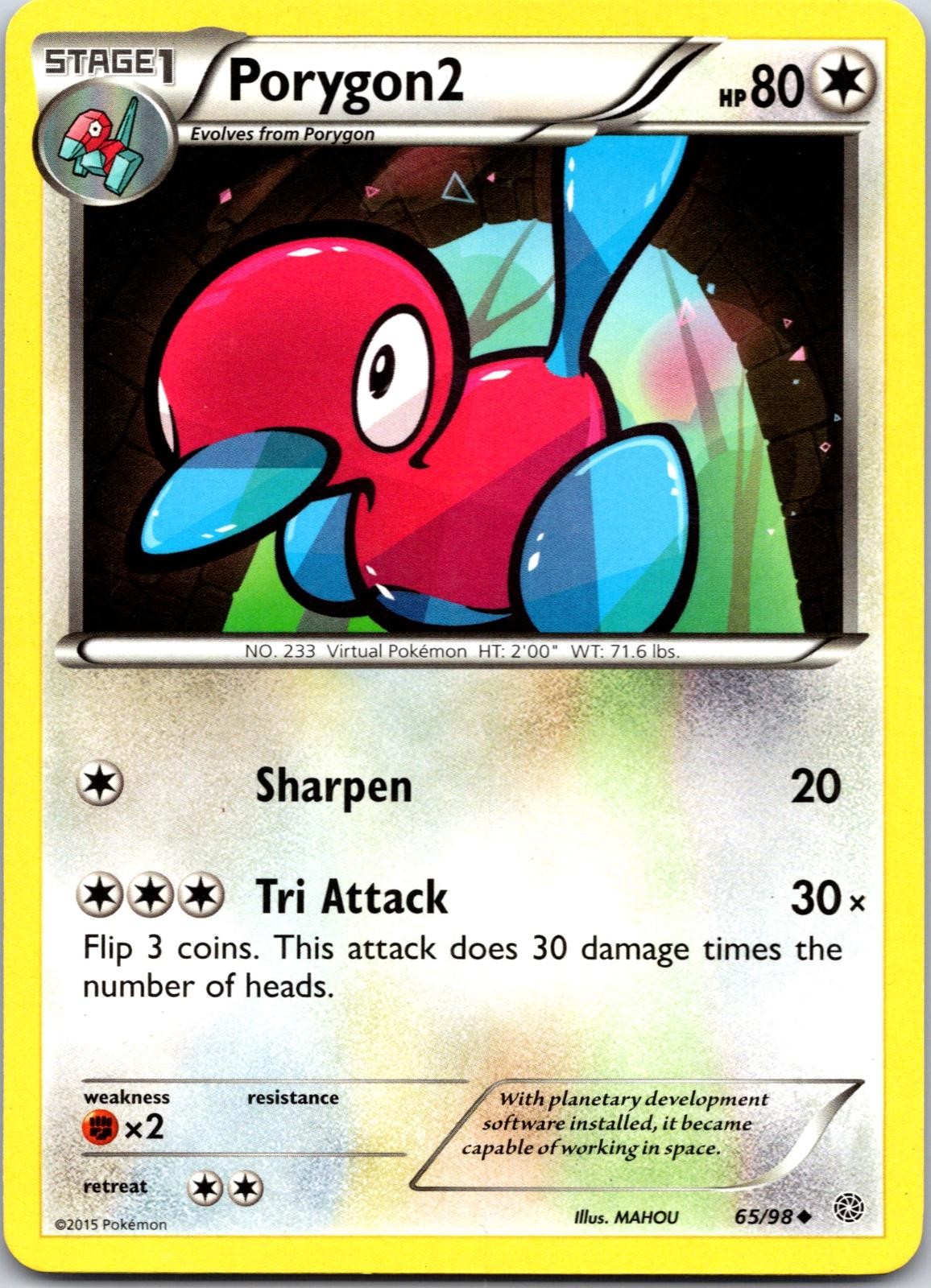 Porygon2 65/98 Uncommon Ancient Origins Pokemon LP