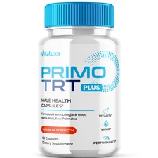 Primo TRT Capsules For Men PrimoTRT Male Enhancement Vitality Performance (60ct)