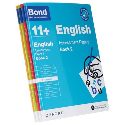 Bond 11+ Assessment Papers Book 2 (9-10 Years) 4 Books by Oxford - Paperback