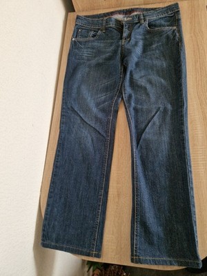 Esprit Damen Bootcut Jeans Gr. L Vintage Blau D11