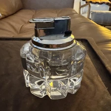 VTG 1970s Mikasa Lead Crystal Table Lighter Germany Reflections Old Money