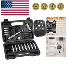 Punch Set, Pin Punches, Punch Tool, Roll Pin Punch Set, Made of High Quality ...