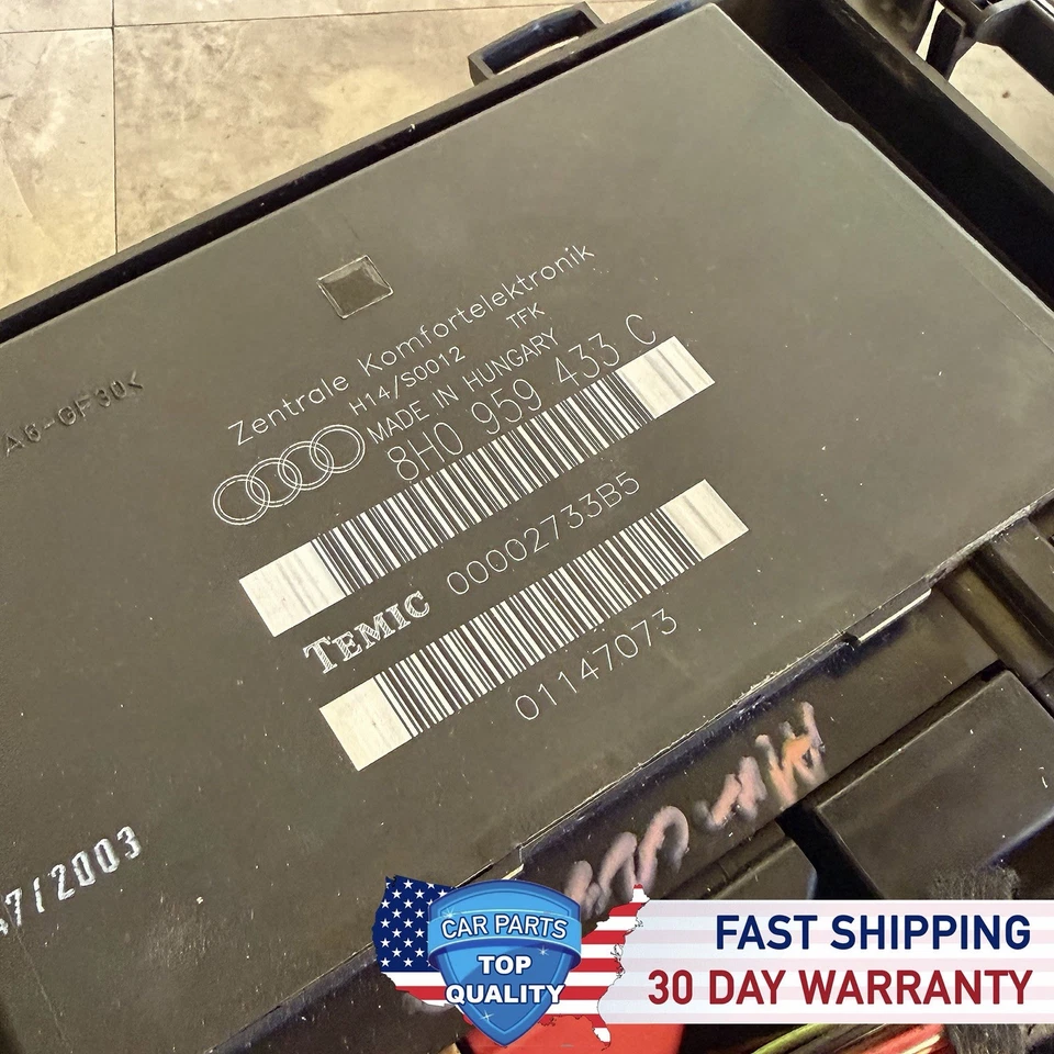 MÓDULO DE CONTROL CARROCERÍA AUDI A4 S4 2003-2009 CONVERTIBLE CONFORT SUPERIOR BCM Foto 4 de 4