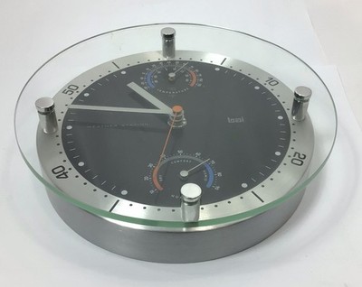 Vintage Wellgain Weather Station Wall Clock (Good Quality) RARE
