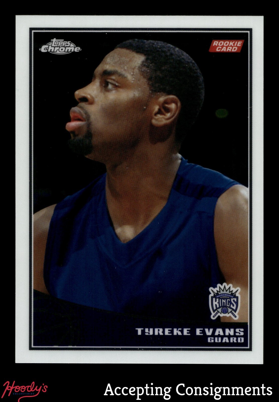 2009-10 Topps Chrome #107 Tyreke Evans RC ROOKIE KINGS 262/999