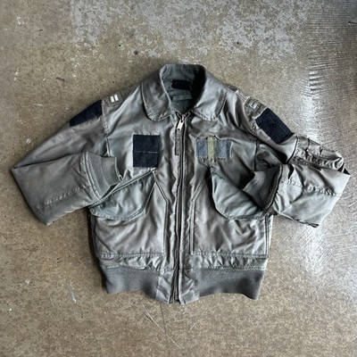 Vintage US Military CWU-45/P Nomex Scovill Zip Flight Jacket W