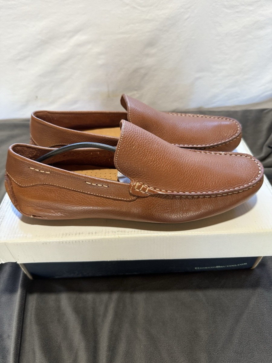 Giorgio Brutini Le Glove Trayger Tan Leather Loafers Size  display picture 3