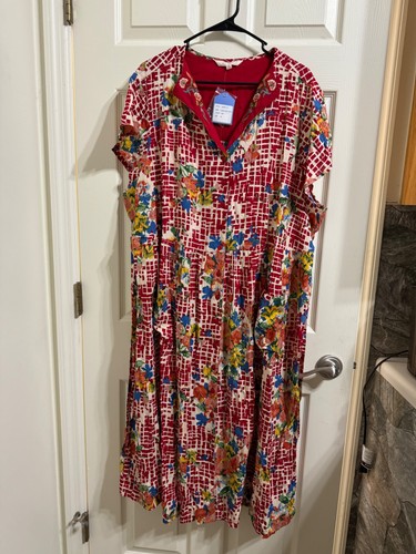 modernes prairie april cornell buntes Kleid 2x neu süß