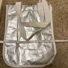 Lululemon Shopping Bag Reusable, Black/White