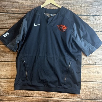 Nike OSU Oregon State Beavers Large Golf Windbreaker Pullover Aeroloft Pullover
