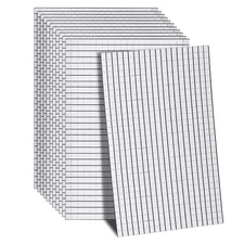 7200PCS Glass Mirrors Disco Ball Mosaic Tile Self-Adhesive Silver 5x5mm 12 Sheet