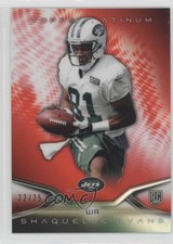 2014 Topps Platinum Rookies Red Refractor /25 Shaquelle Evans #109 RC