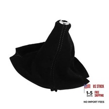 Car Shift Boot Cover Universal Gear Shift Knob Boot Dust Cover Suede Black Car Shift Boot Cover Universal Gear Shift Knob Boot Dust Cover Suede Black