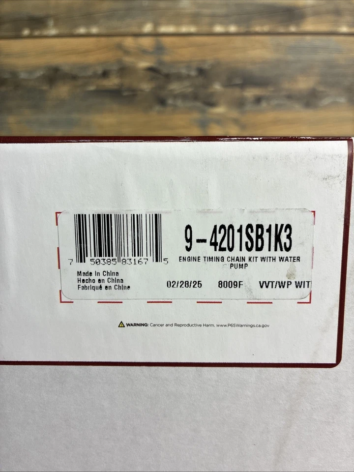 Engine Timing Chain Kit With Water pump 9-4201SB1K3 Chev Equinox - Image 4 of 4