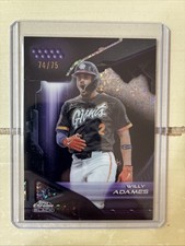 2026 Topps Chrome Black - Willy Adames Purple Mini Diamond Refractor /75 #158