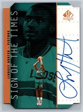 1998-99 SP Authentic Sign of the Times Bronze Lindsey Hunter #LH Auto