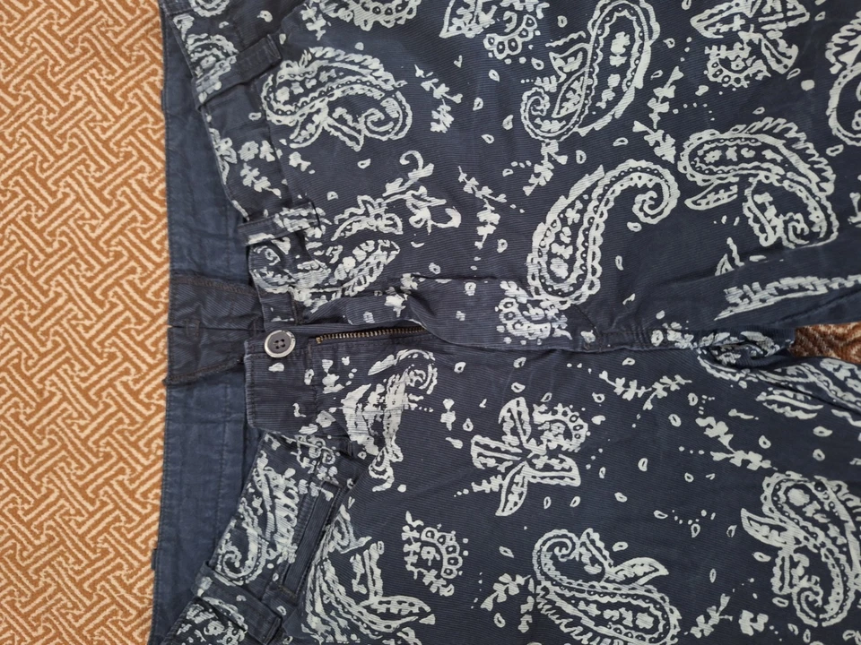 Pantalones Cortos Polo Ralph Lauren Para Hombre Azul Paisley Corte Algodón Talla 34  Foto 4 de 4