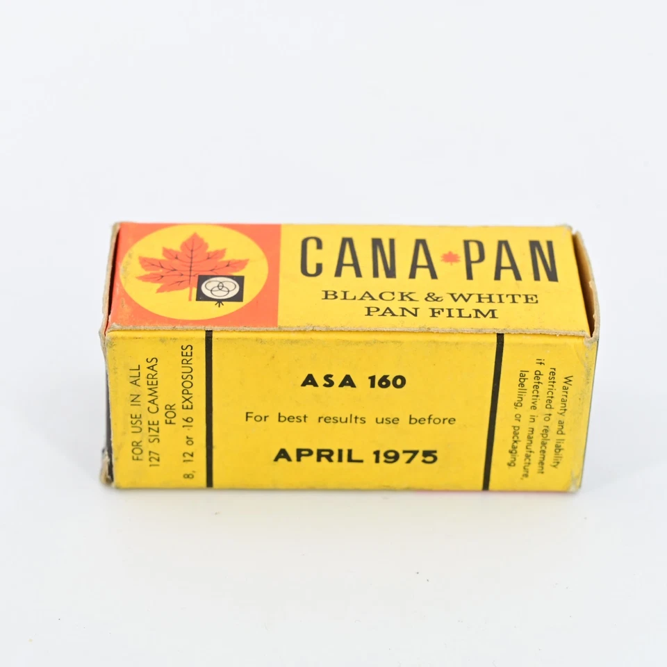 Cana Pan 127 B&W Roll Film ASA 160 2-Pack Exp 1975 England NOS - Image 4 of 4