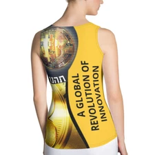 Bitcoin Tank Top - The Blockchain Revolution