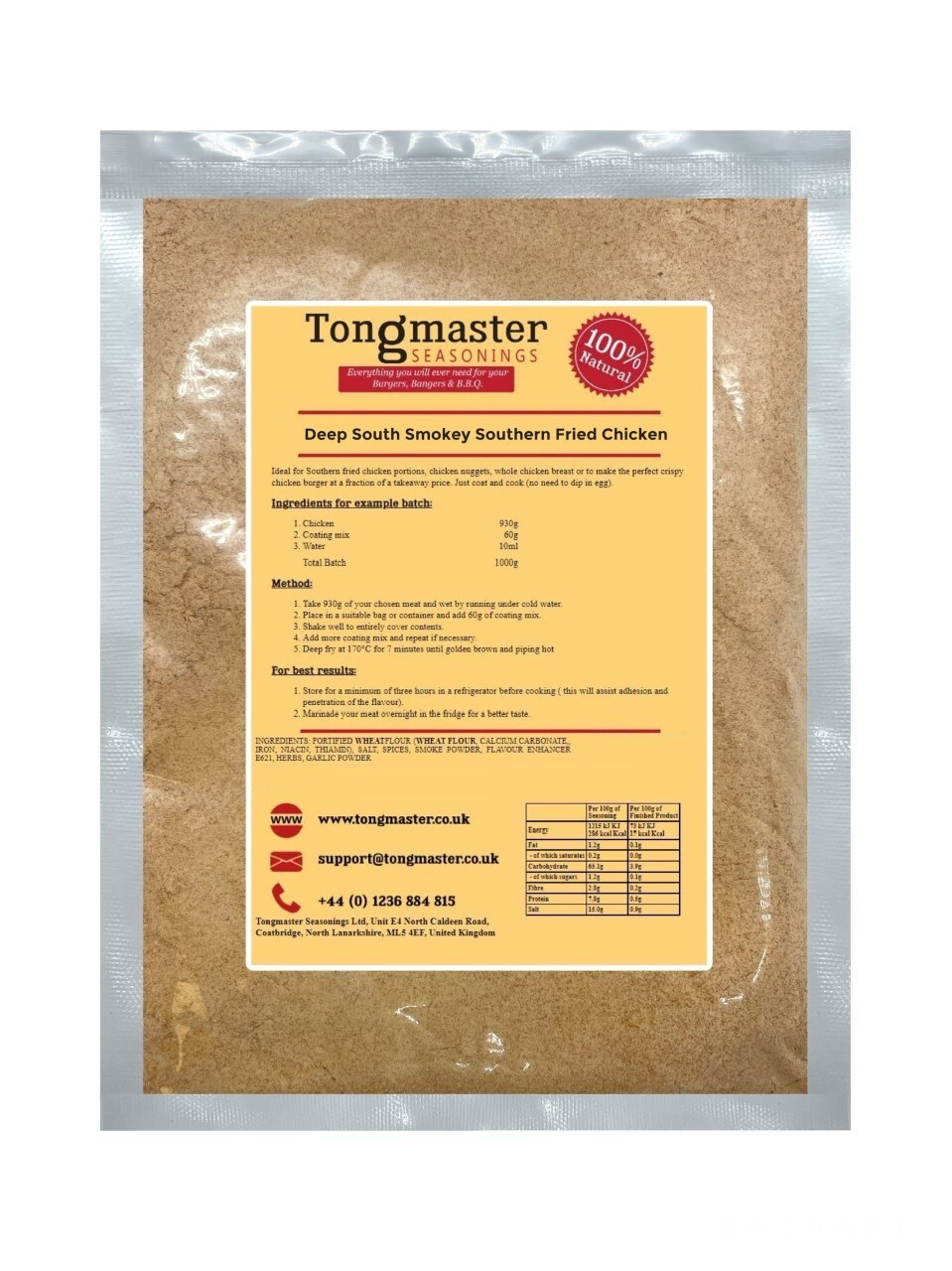 Deep South Smokey Southern Fried Chicken Coater - 500g