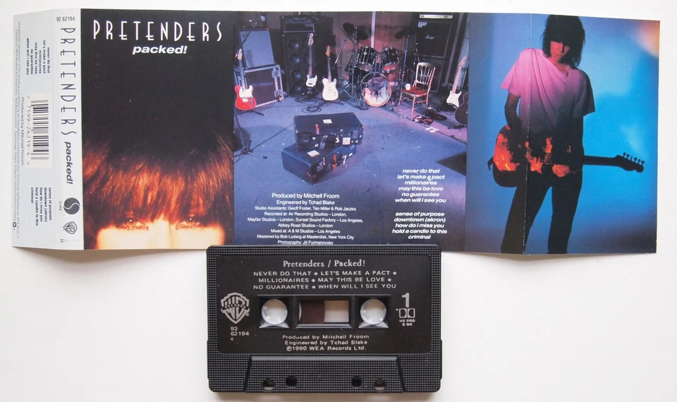 PRETENDERS - PACKED! (SIRE 9262194) 1990 CANADA CASSETTE TAPE ORIGINAL CASE, EX - Image 2 of 4