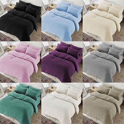 Teddy Duvet Quilt Cover Set Fluffy Soft Warm Cozy Fleece Long Pile Bedding Sets