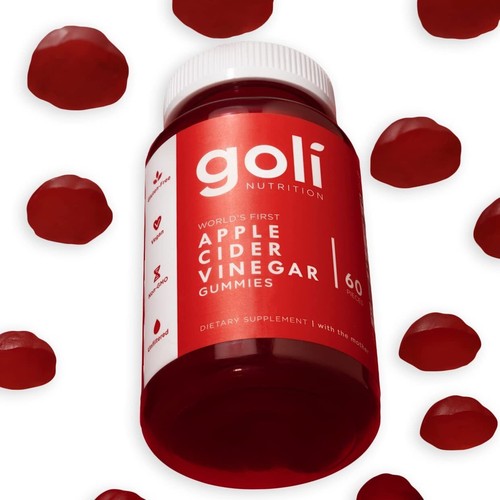 Goli Nutrition Apple Cider Vinegar Gummies 120 day supplied 2 bottle